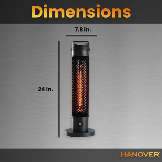 Hanover Table Top Patio Heater HAN1056IC-BLK