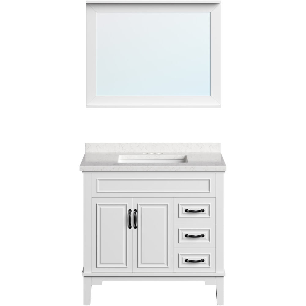 Hanover Bathroom Vanities HANVN0105 36 0WH