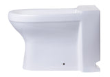 EAGO - White Ceramic Bathroom Bidet with Elongated Seat | JA1010