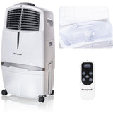 Honeywell Honeywell 525 CFM Indoor Evaporative Air Cooler (Swamp Cooler) with Remote Control in White