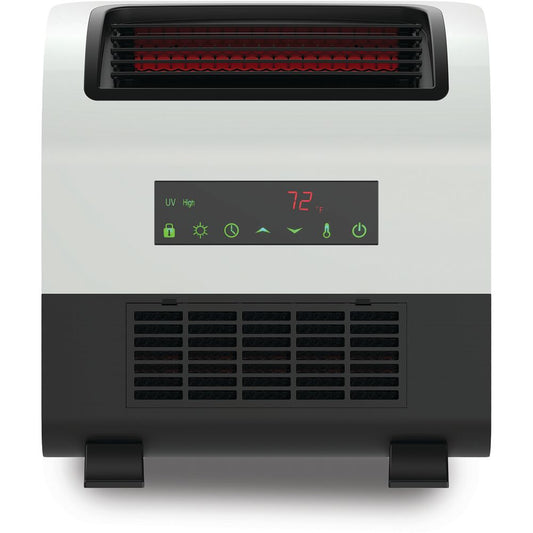 LifeSmart - Slimline Infrared Wall-Mountable Heater with UV Light - Heaters - HT1154UV