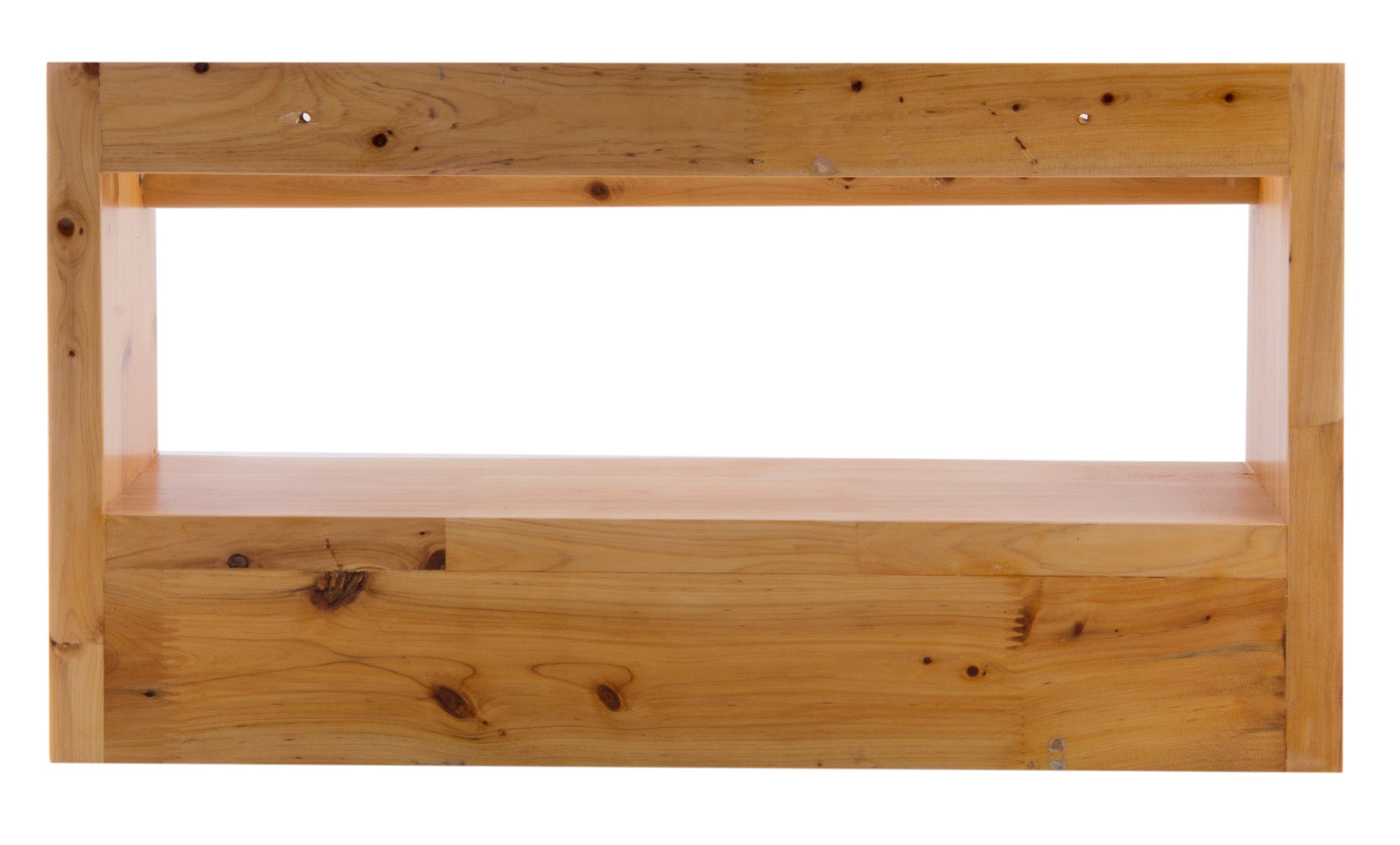 ALFI Brand - 18" Wall Mounted Wooden Shelf & Hooks Bathroom Accessory | AB5508