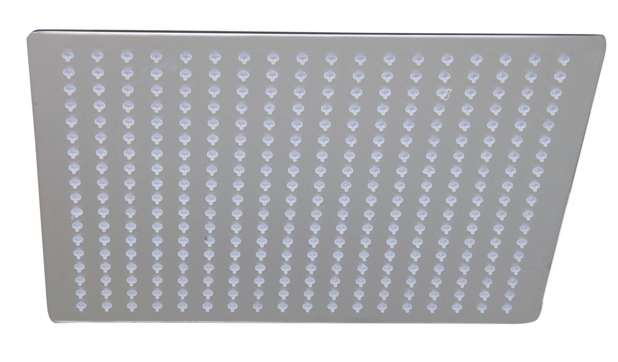ALFI Brand - Solid Brushed Stainless Steel 16" Square Ultra Thin Rain Shower Head | RAIN16S-BSS