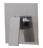 ALFI Brand - Brushed Nickel Shower Valve Mixer with Square Lever Handle | AB5501-BN
