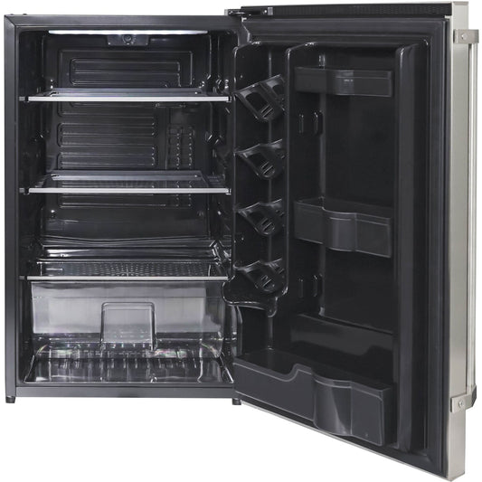 Danby - 4.4 CuFt. Outdoor Compact Refrigerator, Tall Bottle Storage, Door Lock | DAR044A1SSO-6