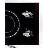 Magic Chef - 12 inch Built-In Electric Cooktop - 2 Elements (240V) | MCSCTE12BG1