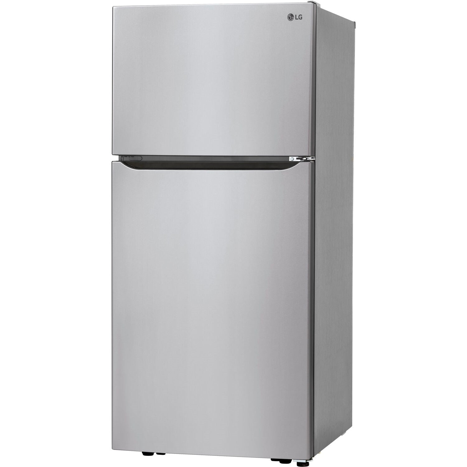 LG - 20 CF Top Mount, 30 inch Wide, Pocket Handles, Ice Maker