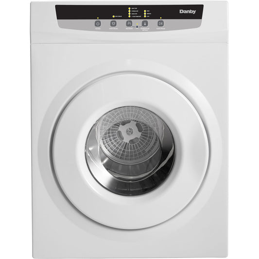 Danby - Portable Front Load Dryer, SS Drum, 4 Drying Programs, Vented | DDY060WDB