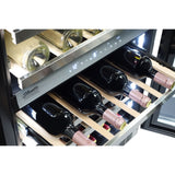 Danby - 51 Bottle Integrated Wine Cooler, Low-E Dual Pane Door, Pro Style Handle | SPRWC053D1SS