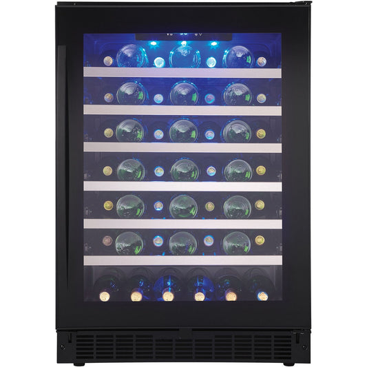 Danby - Silhouette Select Wine Cooler 48 Bottle, Single Tempeture Zone | SSWC056D1B-S