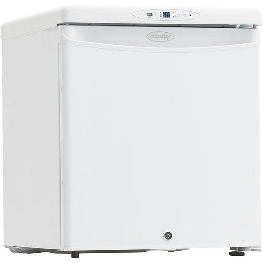 Danby - 1.7 CuFt Refrigerator,Doorlock, Hospital Grade Power Cord,LED Lighting | DH016A1W