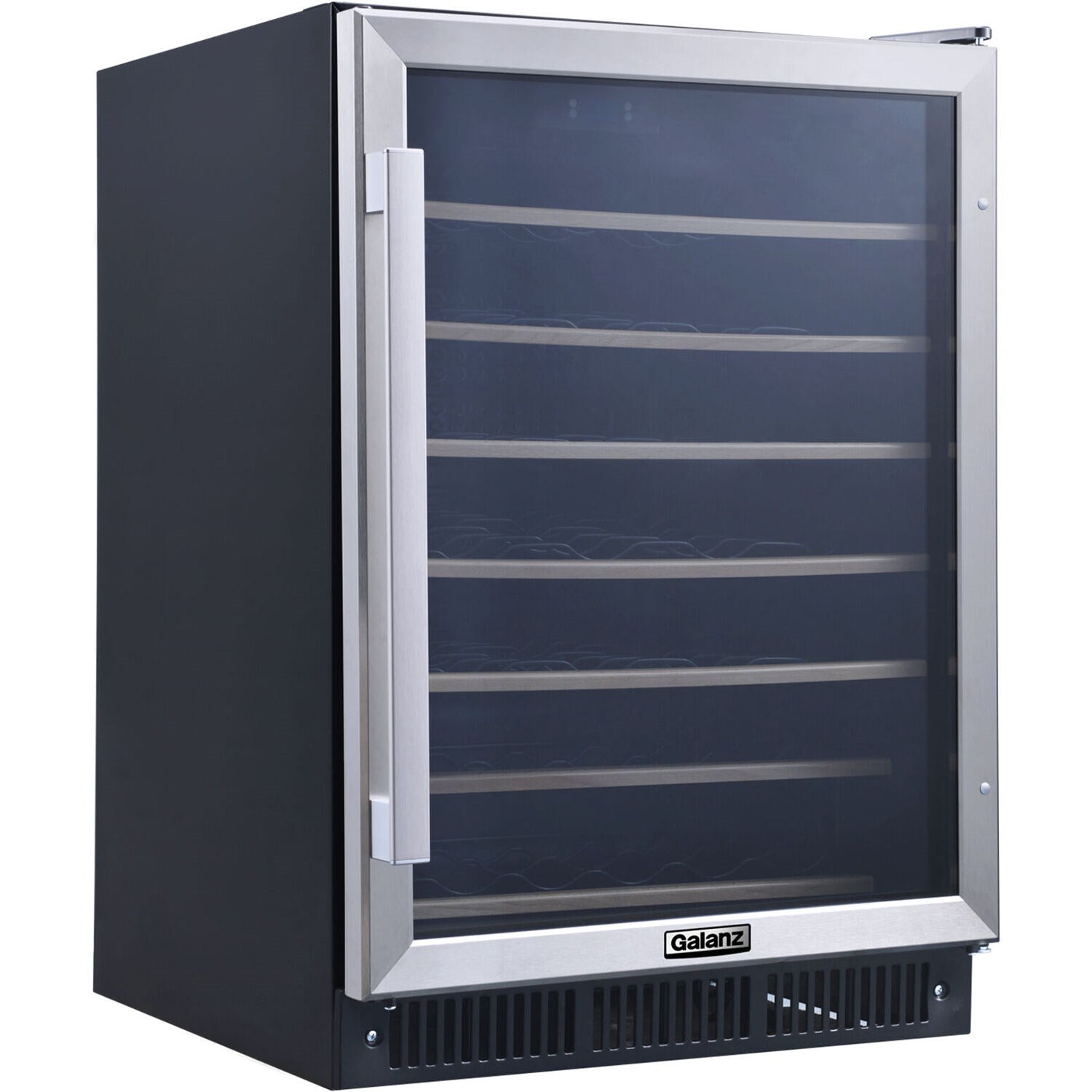 GALANZ - 24 in. 47-Bottle Wine Cooler in Stainless Steel, with Electrical Temperature Control | GLW57MS2B16