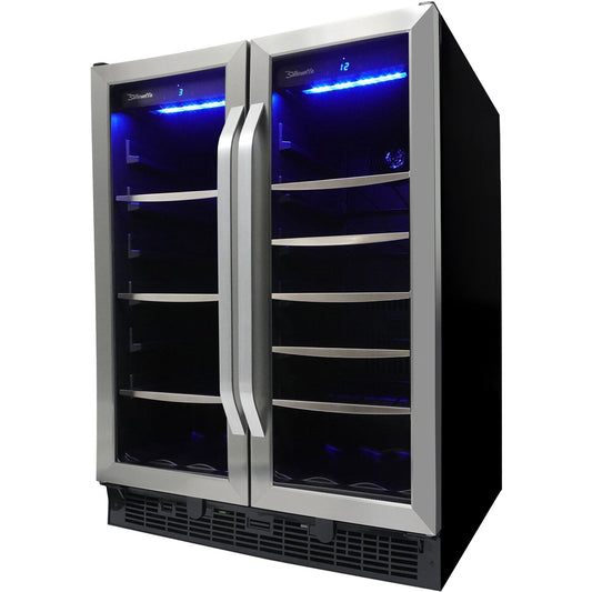 Danby - Integrated Beverage Center, 60 Cans & 27 Wine Bottles, Active Cooling | SBC051D1BSS