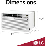 LG - 11,500 BTU Through-the-Wall Air Conditioner w/Remote (230V)