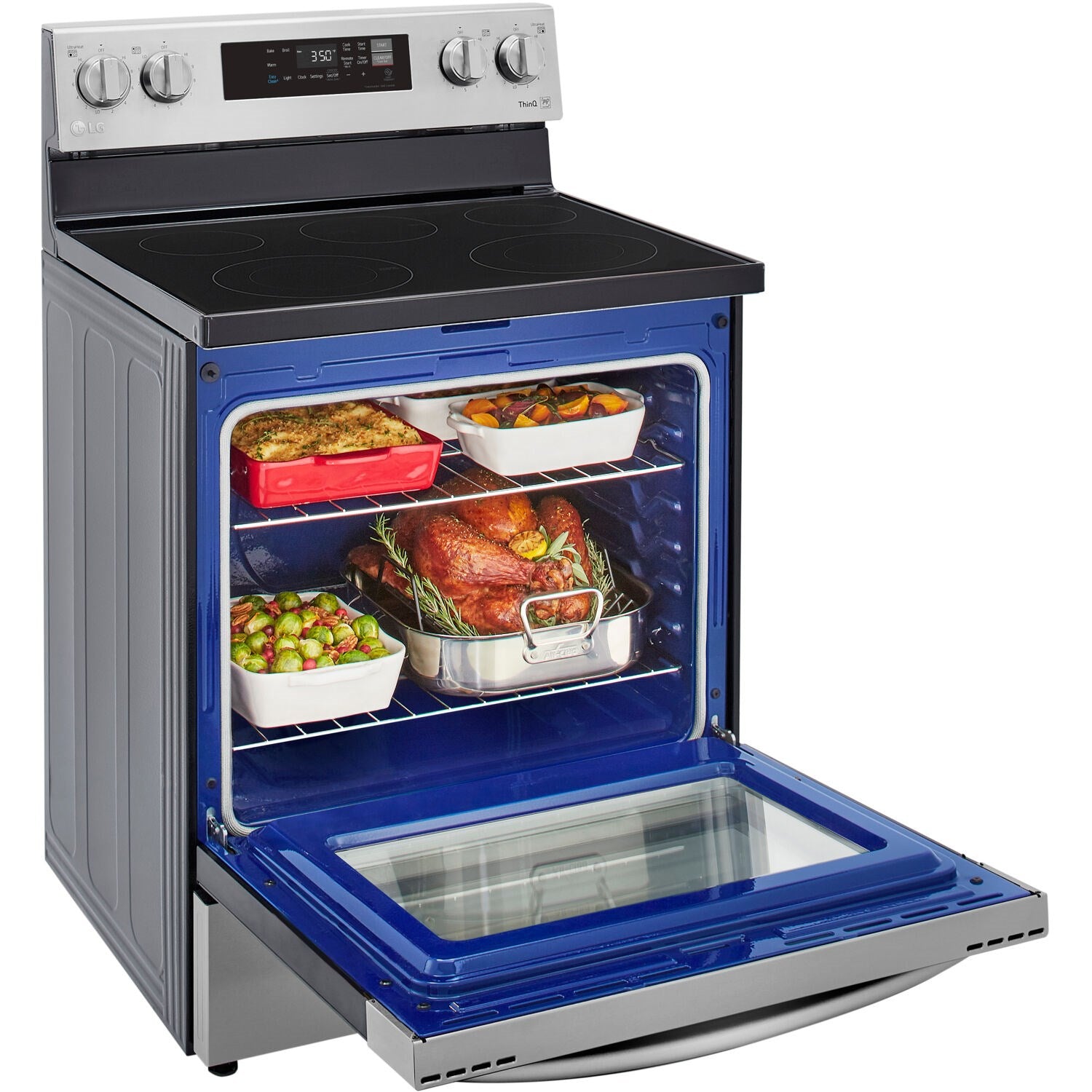 LG - 6.3 CF / 30 inch Electric Range, ThinQ