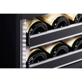 Danby - 37 Bottle Silhouette Under-Counter Wine Cellar, Left Hand Swing Only | SRVWC050L