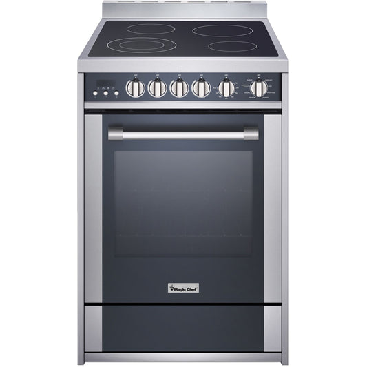 Magic Chef - 24 inch Electric Freestanding Range, Convection Oven | MCSRE24S