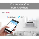 LG - 8,000 BTU Window Air Conditioner with Wifi Controls | LW8017ERSM