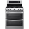 LG - 6.9 CF / 30 inch Double Gas Range, ProBake Convection