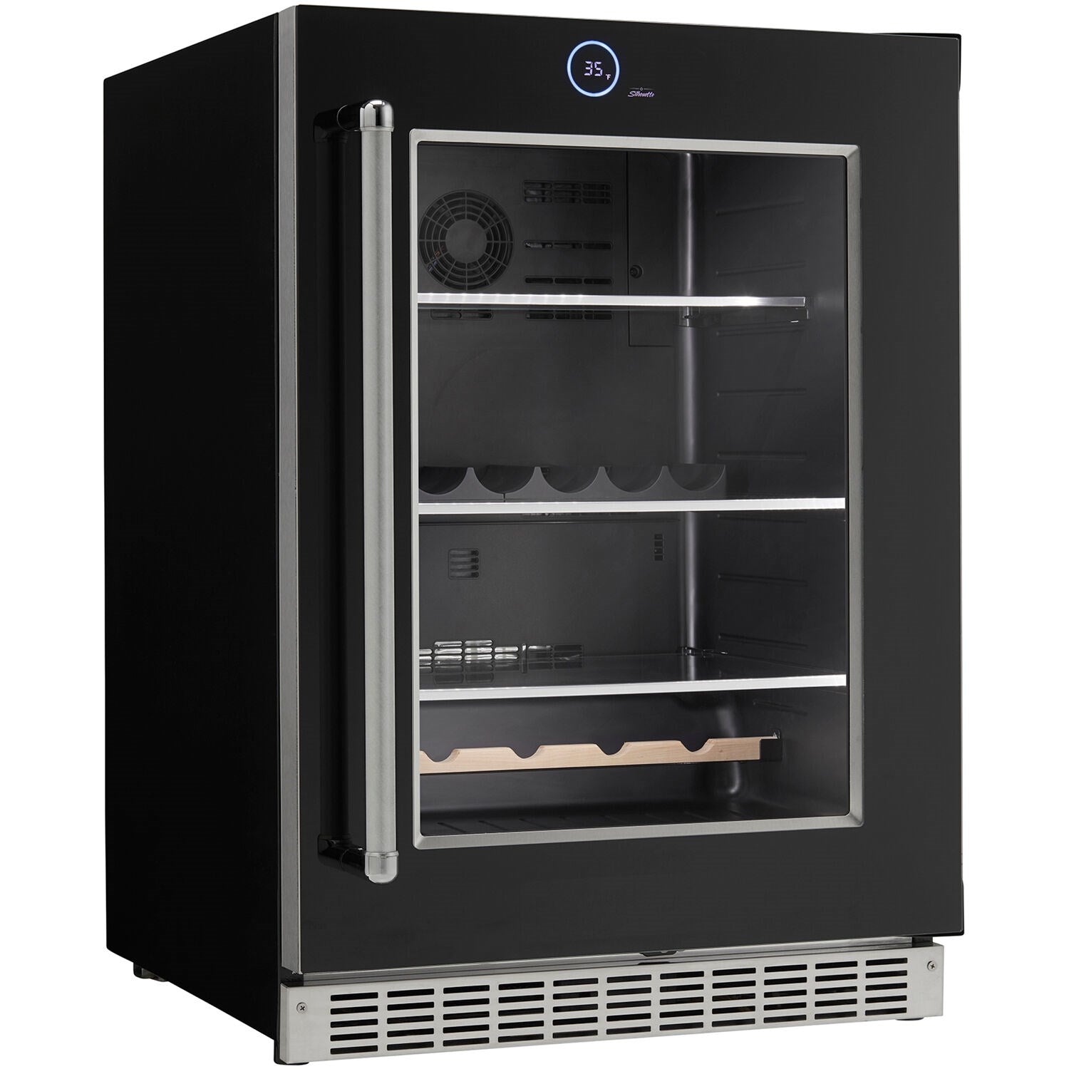 Danby - Silhouette Reserve Integrated Under-Counter Refrigerator, Left Swing | SRVBC050L