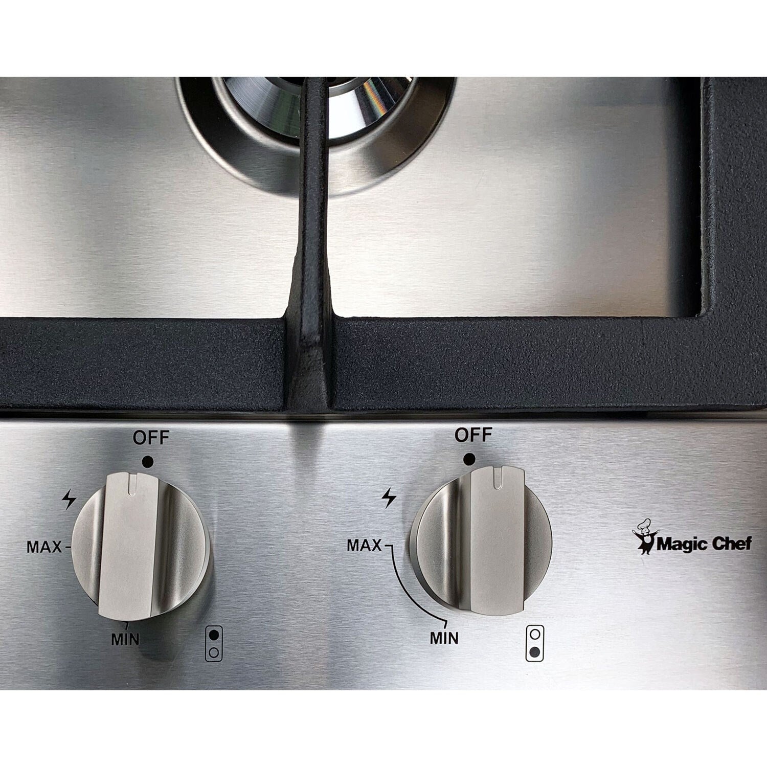 Magic Chef - 12 inch Built-In Gas Cooktop - 2 Burners | MCSCTG12S