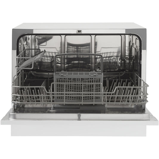 Danby - Countertop Dishwasher, 6 Place Setting, SS Interior | DDW621WDB
