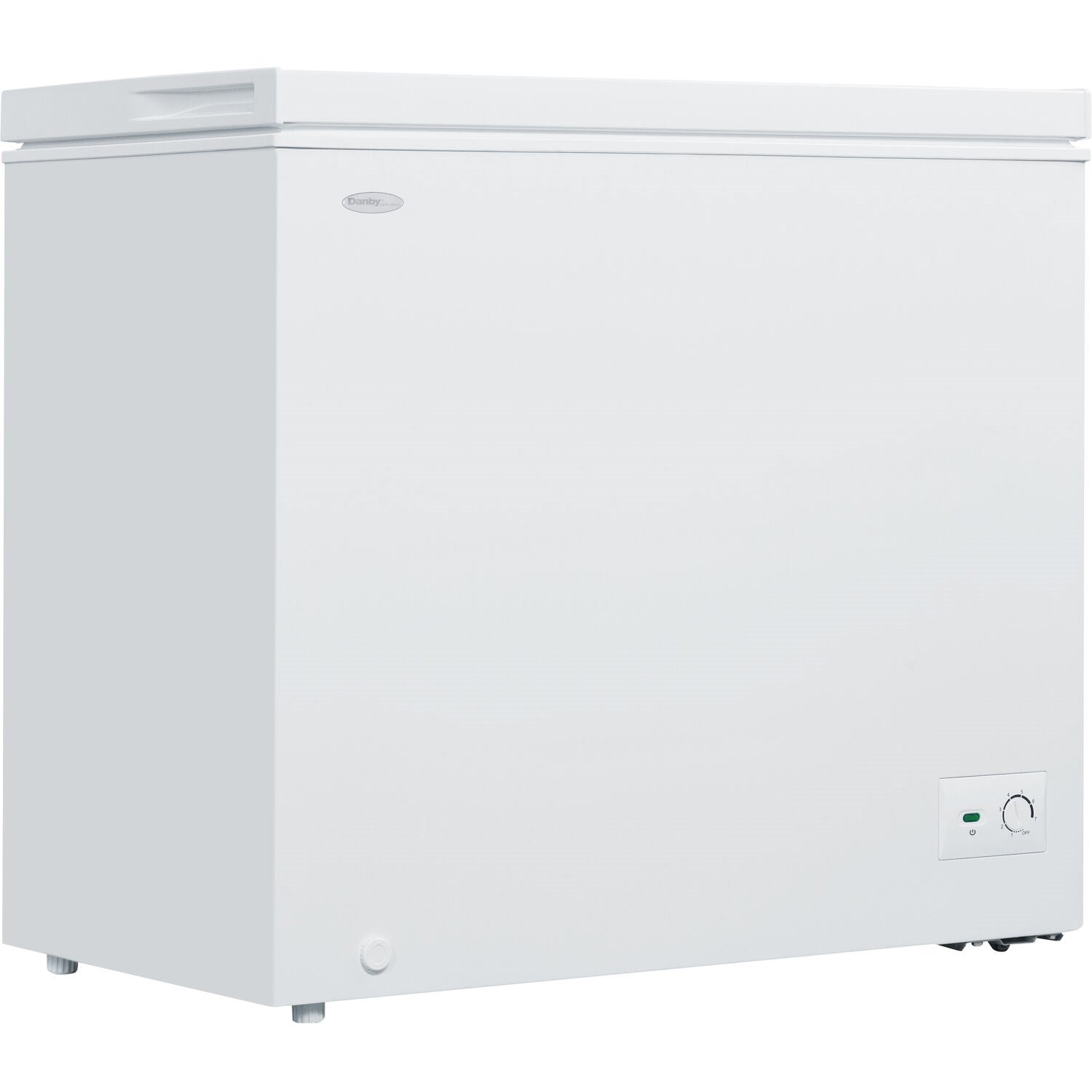 Danby - 8.7 cuft Chest Freezer, 1 Basket, Up Front Temperature Control | DCF087B1WM