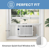 Emerson Quiet - 5,000 BTU Window Air Conditioner, Electronic Controls | EARC5RD1