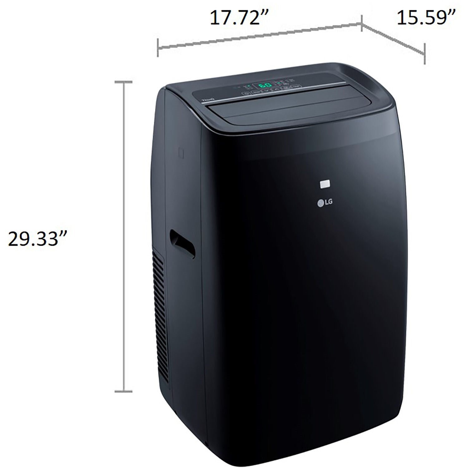 LG - 10,000 BTU Heat/Cool Portable Air COnditioner (14,000 BTU ASHRAE)