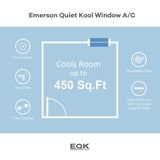 Emerson Quiet - 10000 BTU Window Air Conditioner with Electronic Controls | EARC10RE1