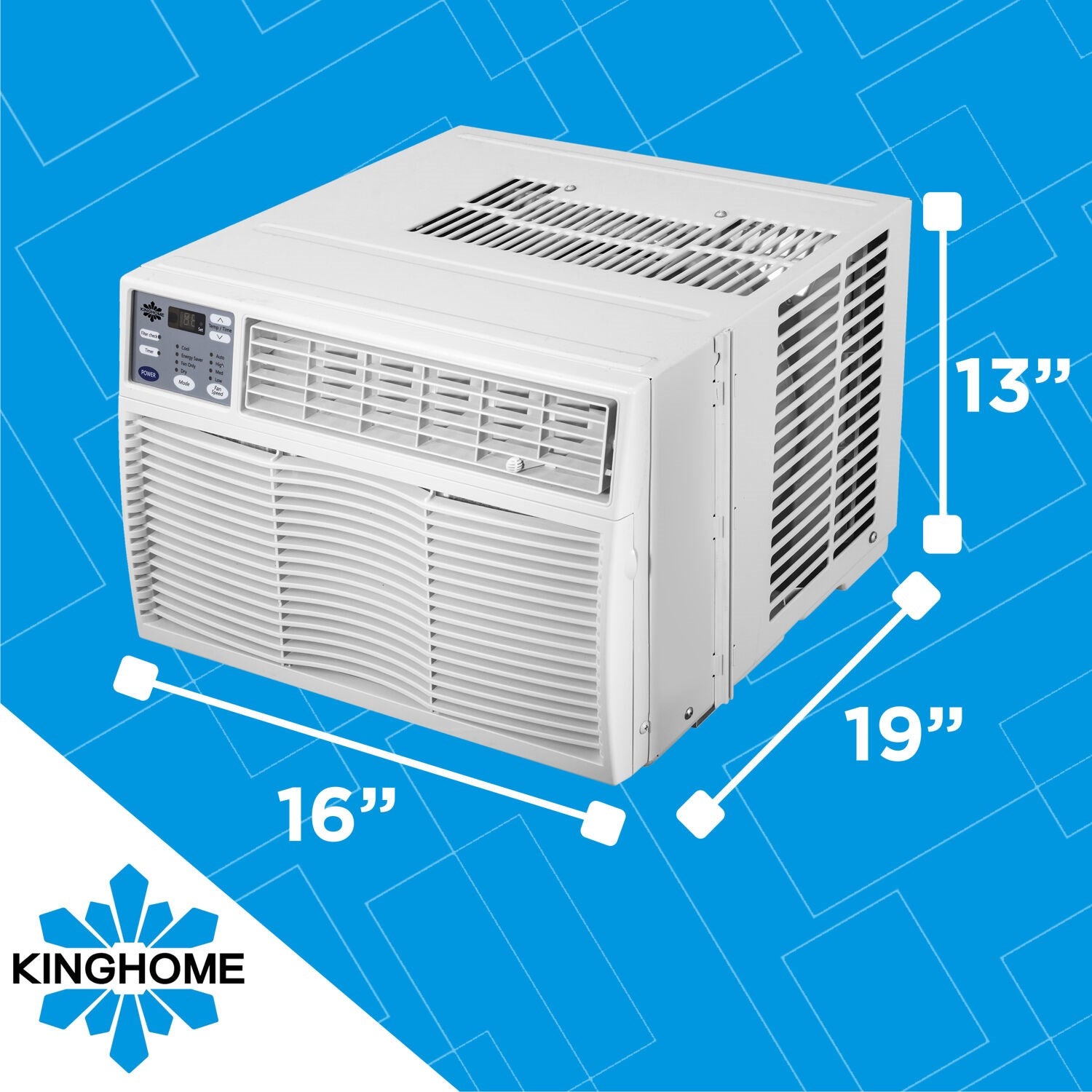 Kinghome - 6,000 BTU Window Air Conditioner with Electronic Controls, Energy Star | KHW06BTE