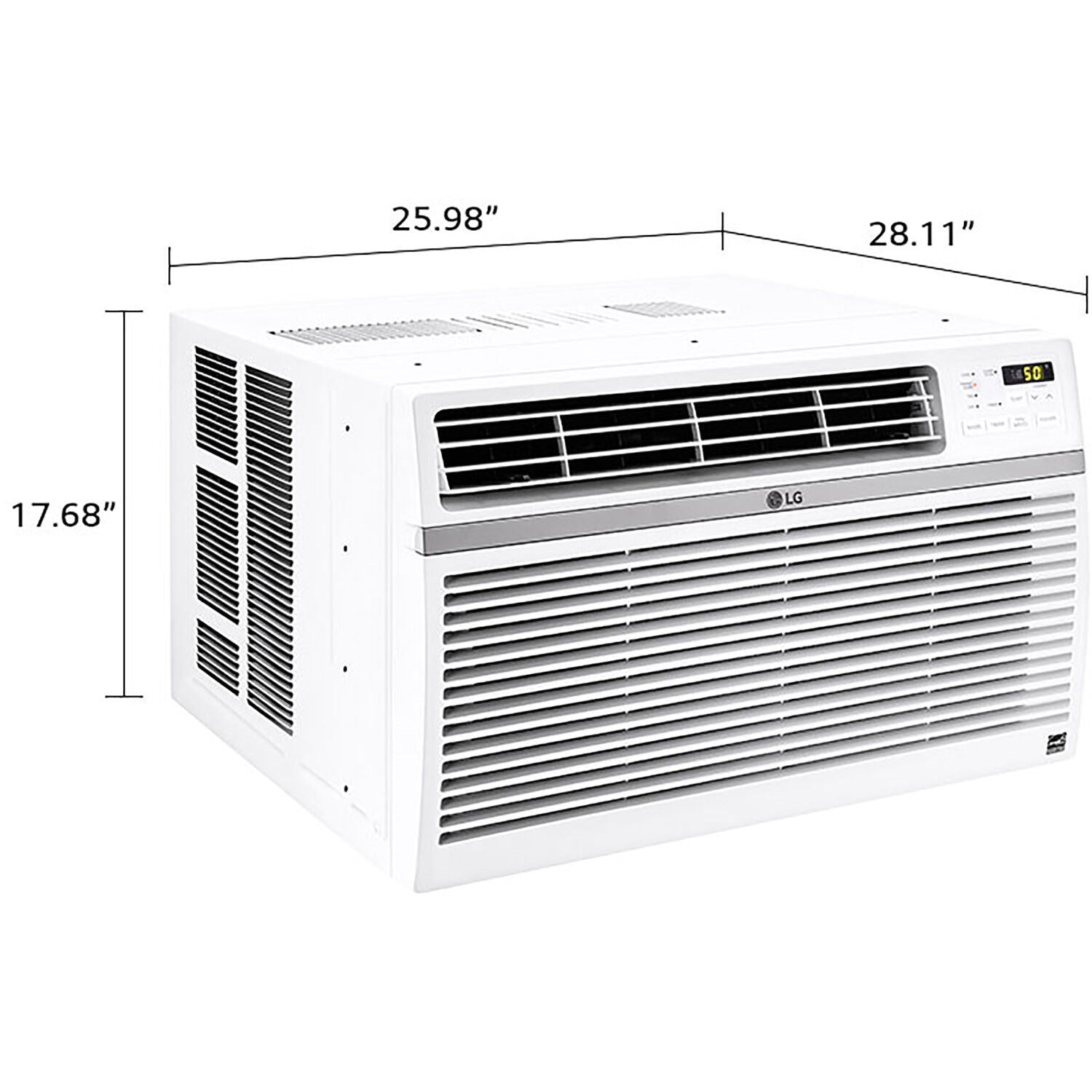 LG - 18,000 BTU Window Air Conditioner w/Wifi Controls | LW1821ERSM