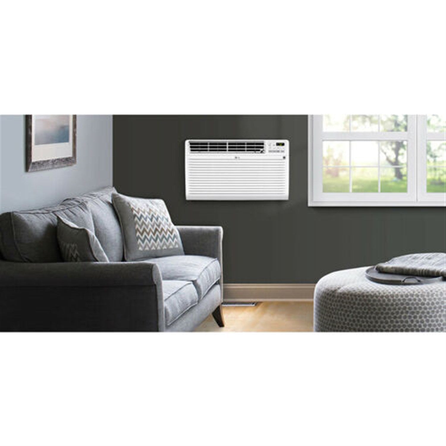 LG - 10,000 BTU Thru-the-Wall Air Conditioner with Heat, 230V | LT1037HNR