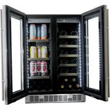 Danby - 4.7 CuFt Integrated Beverage Center, 21 Wine Bottles & 61 Beverage Cans | SPRBC047D1SS