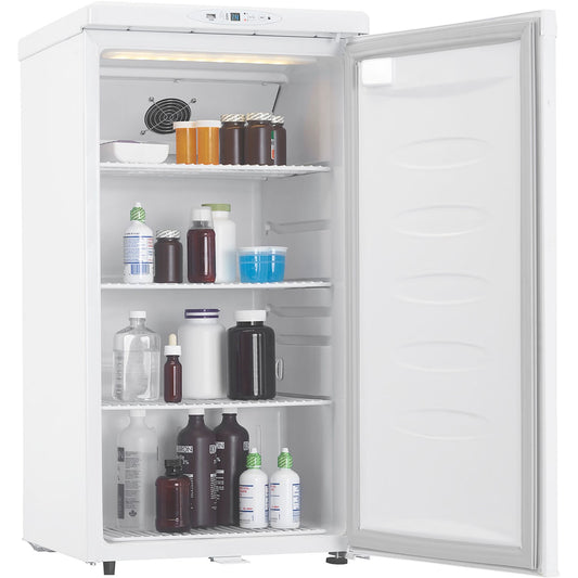 Danby - 3.3 CuFt Refrigerator,Doorlock, Hospital Grade Power Cord,LED Lighting | DH032A1W