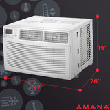 Amana - 22,000 BTU Window AC with Electronic Controls | AMAP222BW