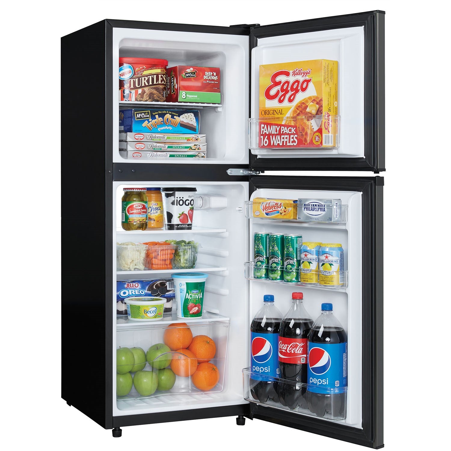 Danby - 4.7 CuFt. Refrig,Independant Freezer Section,Interion Light | DCR047A1BBSL