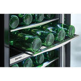 Danby - 38 Bottle Wine Cooler,Reversible Door,Tempered Glass Door | DWC040A3BSSDD