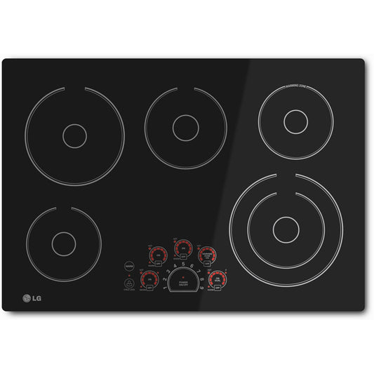 LG - 30 inch Electric Cooktop