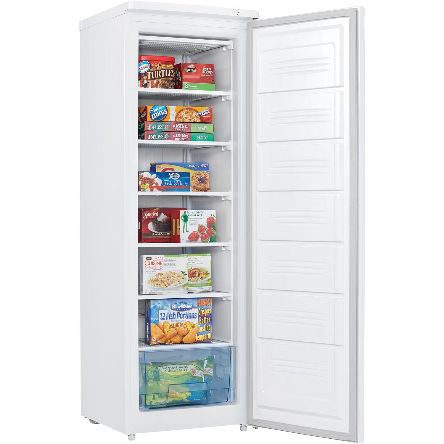 Danby - 7.1 CuFt Upright Freezer, Manual Defrost, Mechanical Thermostat | DUF071A3WDB