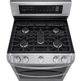 LG - 6.9 CF / 30 inch Double Gas Range, ProBake Convection