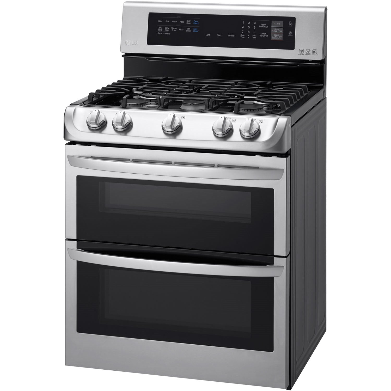 LG - 6.9 CF / 30 inch Double Gas Range, ProBake Convection