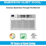 Emerson Quiet - 12000 BTU Heat/Cool TTW Air Conditioner with Wifi Controls, 230V | EATE12RSD2T