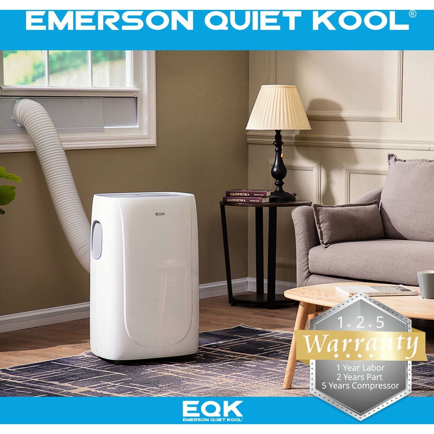 Emerson Quiet - 12000 BTU Portable Air Conditioner | EAPC12RD1