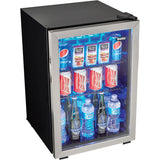 Danby - 2.6 CuFt. Beverage Center,Tempered Glass Door,Free Standing Application