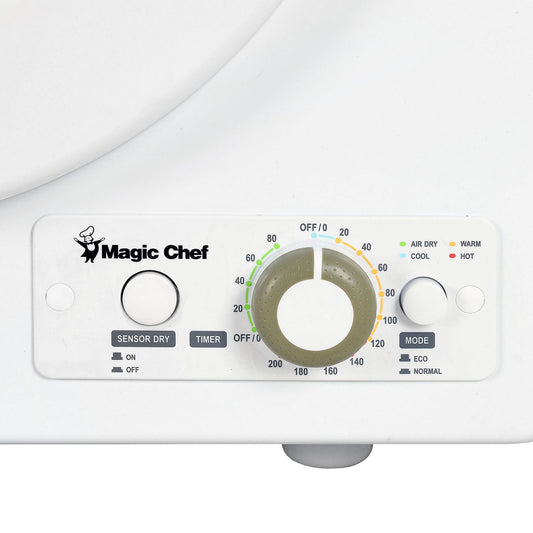 Magic Chef - 2.6 Cu Ft Compact Dryer | MCSDRY1S