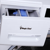 Magic Chef - 24 in. 2.7 cu. ft. Front Load Compact Washer | MCSFLW27W