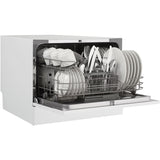Danby - Countertop Dishwasher, 6 Place Setting, SS Interior | DDW621WDB
