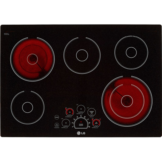 LG - 30 inch Electric Cooktop