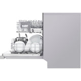 LG - 24 inch Front Control Dishwasher w/ Pocket Handel, ADA Compliant, QuadWash